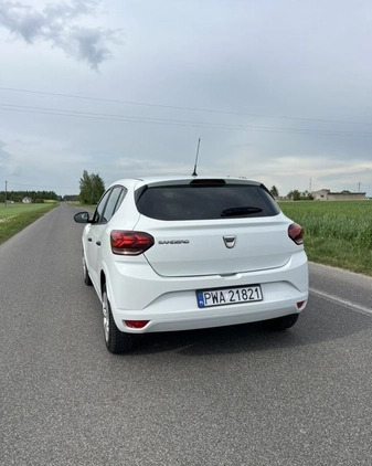 Dacia Sandero cena 42900 przebieg: 46125, rok produkcji 2021 z Wągrowiec małe 436